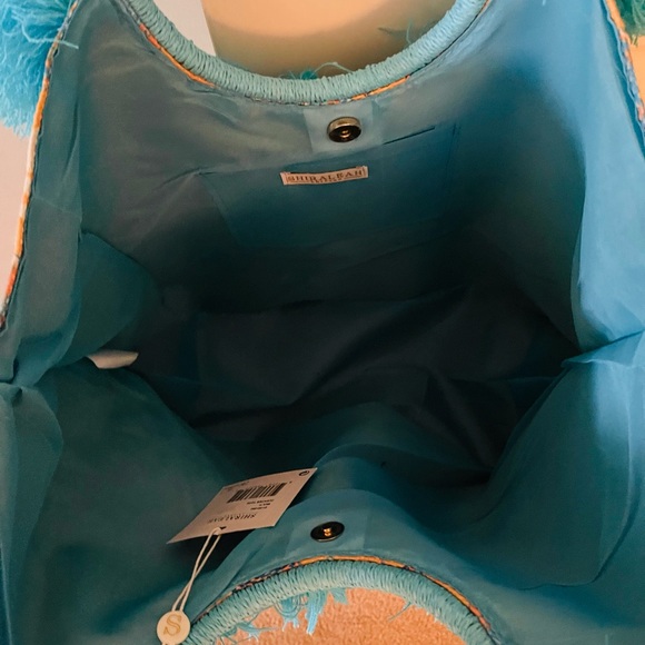 NWT Tuckernuck Tassel Jute Tote Beach Bag - Picture 2 of 4